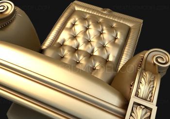 Armchairs (KRL_0094) 3D model for CNC machine